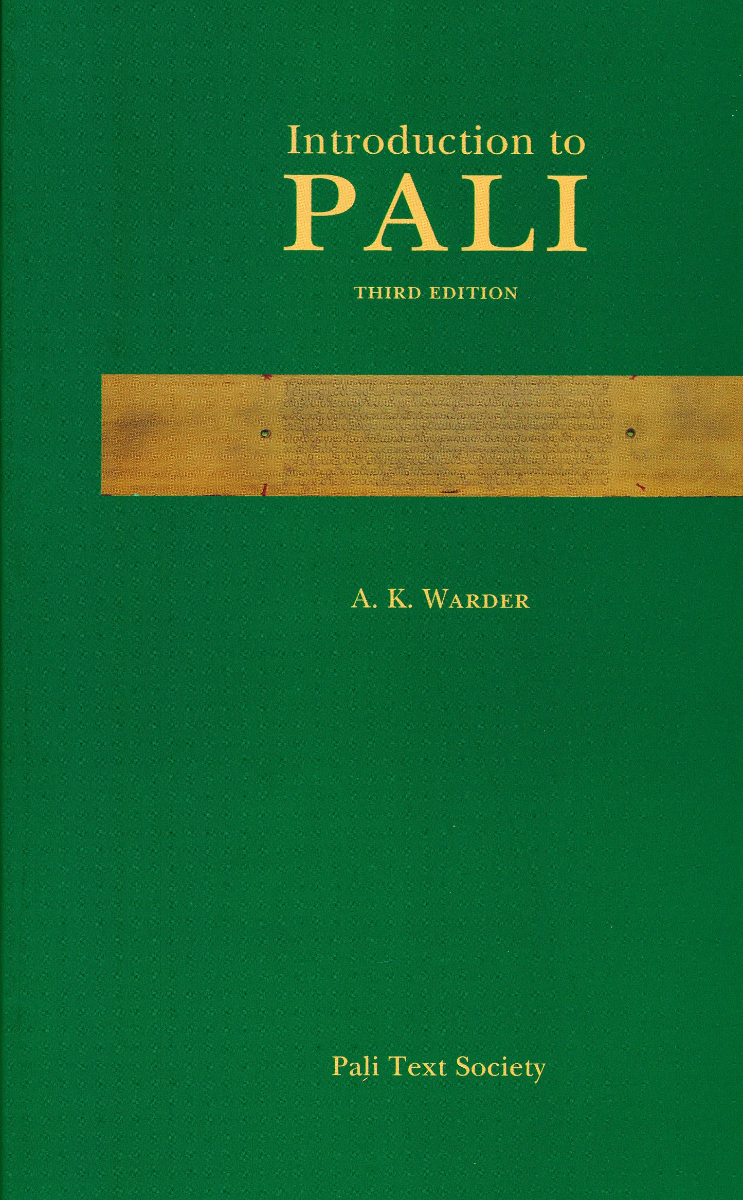 Introduction to Pali 3rd Edition - Softcover